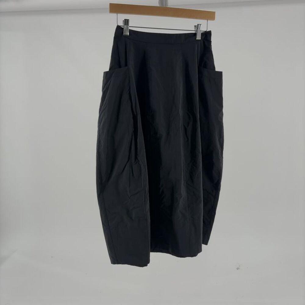 Tibi Lantern Skirt Black